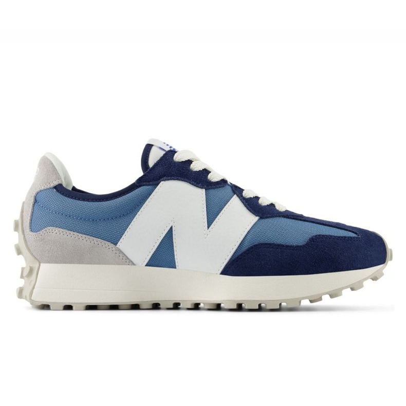 Pantofi sport pentru bărbați New Balance NB 327 Adidaje de piele albastră (U327CJ) albastru Pantofi sport pentru bărbați New Balance NB 327 Adidaje de piele albastră (U327CJ) albastru