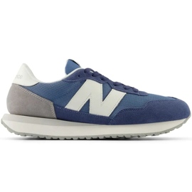 Men's Sneaker New Balance 237 Sportive Suede Blue Suede (MS237LBW) albastru