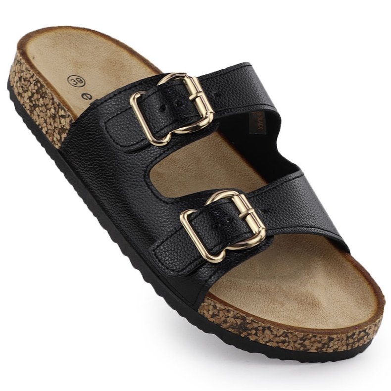 EVento Flip -flops pentru femei cu cleme negre 7220 negru EVento Flip -flops pentru femei cu cleme negre 7220 negru