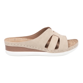 Shelvt Flip -flops bej pentru femei