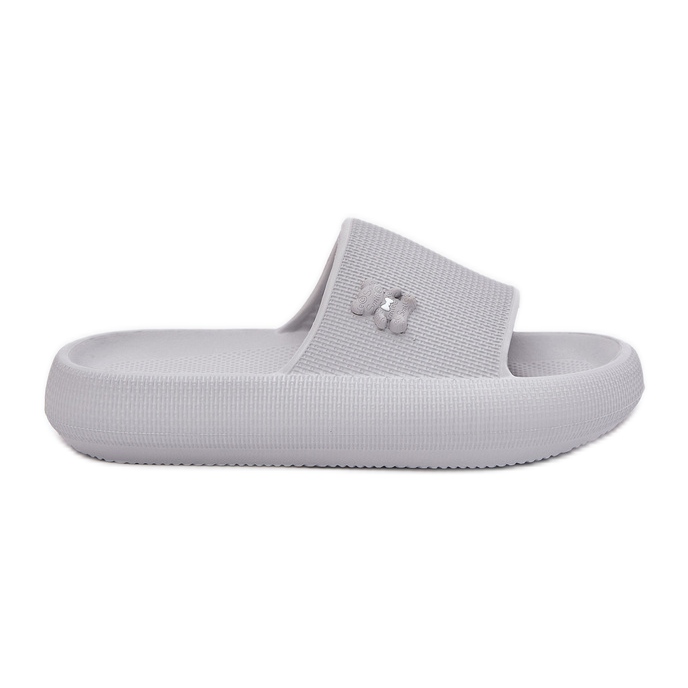 Flip -Flip Flip Flip pe platformă cu un ursuleț Vinceza 75210 Grey gri