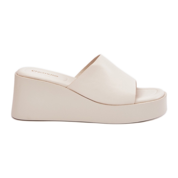Inna Flip -flops pentru femei pe piele ancoică Bright Bright bej Inna Flip -flops pentru femei pe piele ancoică Bright Bright bej