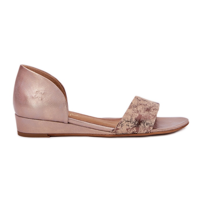 Sandale de piele Maciejka 01971-71 PLN de aur