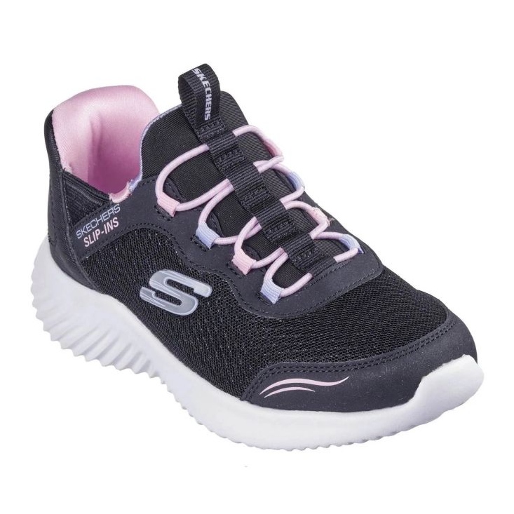 Skechers Slip-Inss Border Simple drăguț 303585N-BLK Pantofi negru