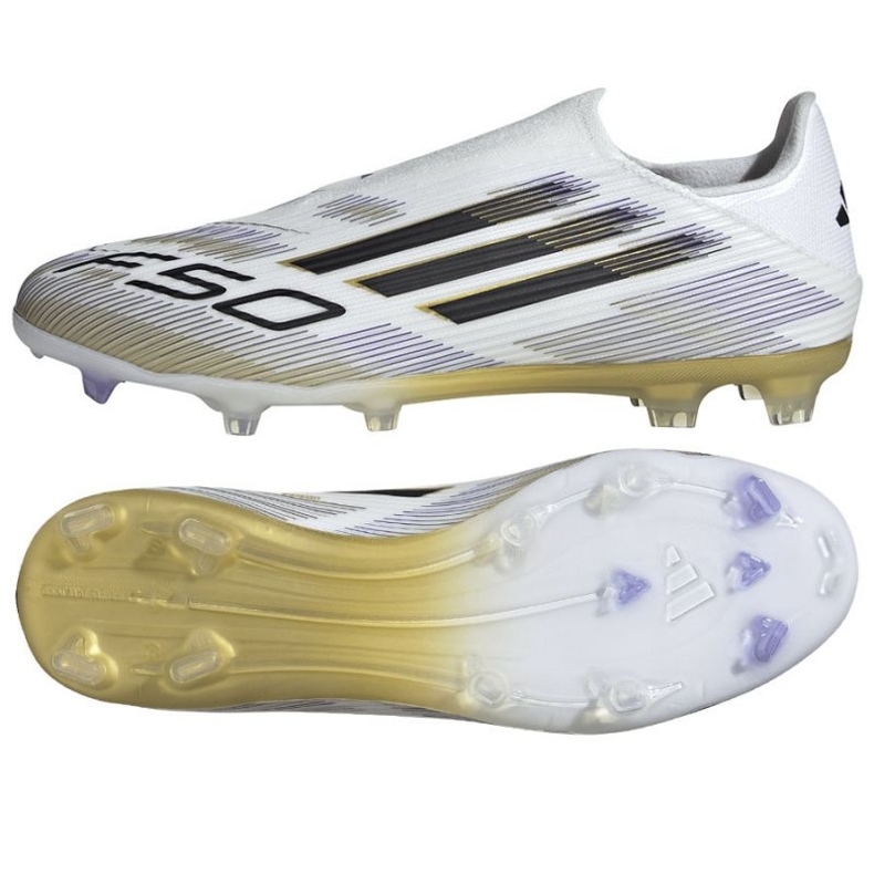 Adidas F50 League LL FG/MG JH7736 Pantofi de fotbal alb