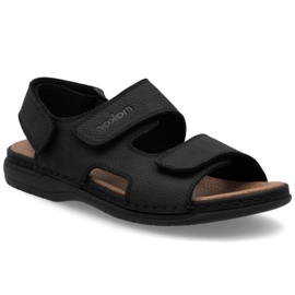 Sandale pentru bărbați Rieker 25558-01 Negru Sandale pentru bărbați Rieker 25558-01 Negru