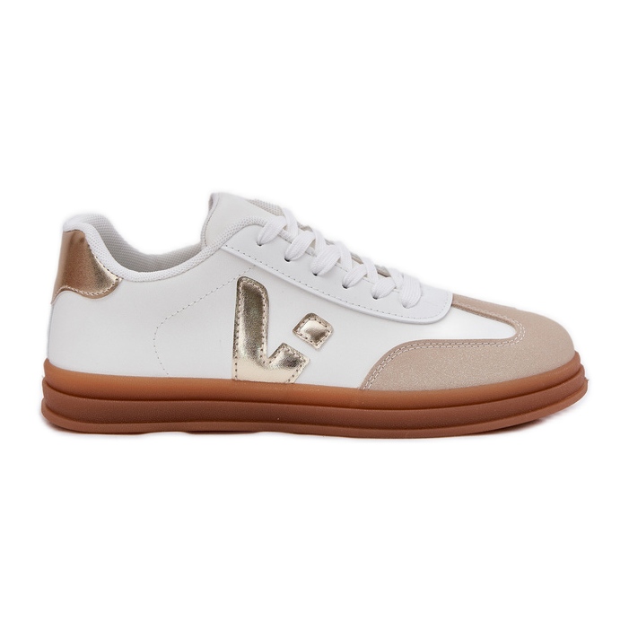 Adidași din piele albă