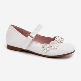 EVento Balerine pentru copii cu flori albe