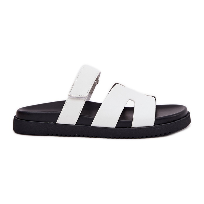 Flip -flops pentru femei cu Vinceza 17401 Velcro alb