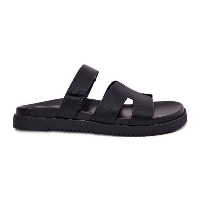 Flip -flops pentru femei cu Vinceza 17401 Velcro negru