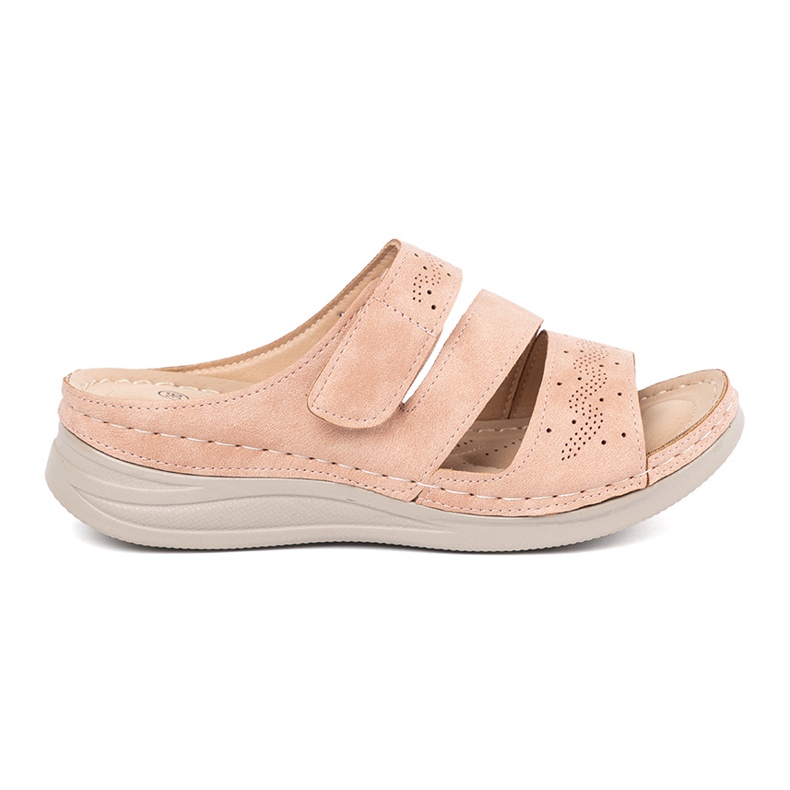 Seastar Flip -flops roz deschis pe o pană joasă