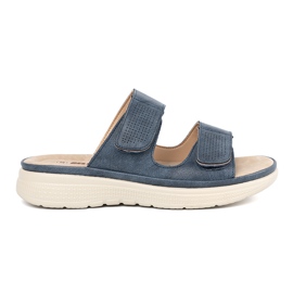 Flip -flop -uri confortabile pentru femei albastru