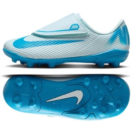 Nike Mercurial Vapor 16 Club MG PS (V) FQ8290-400 Pantofi de fotbal albastru Nike Mercurial Vapor 16 Club MG PS (V) FQ8290-400 Pantofi de fotbal albastru