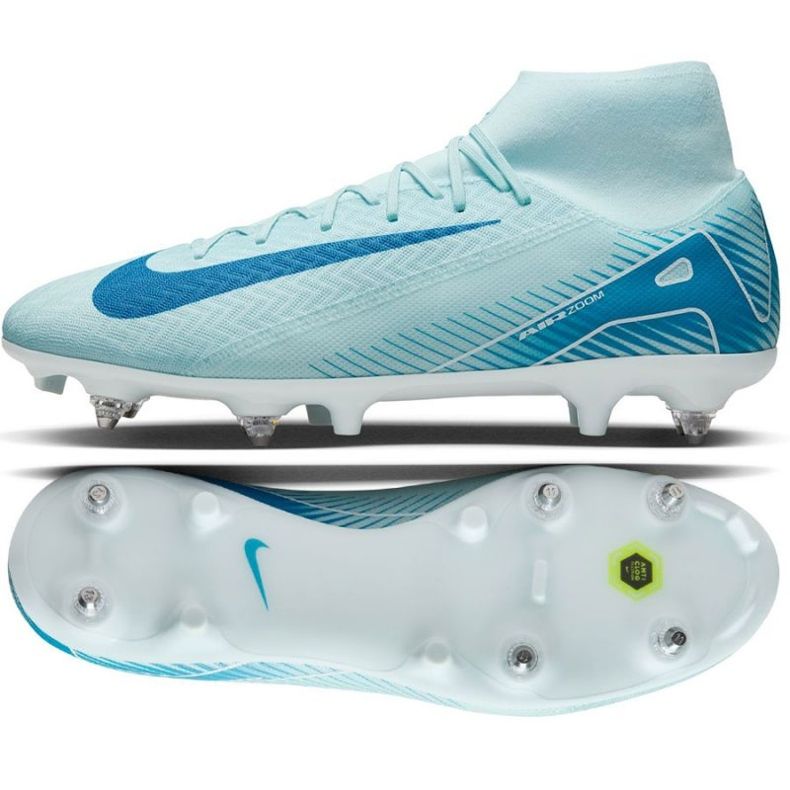 Nike Zoom Mercurial Superfly 10 Academy SG-Pro AC FQ8336-400 Pantofi de fotbal albastru