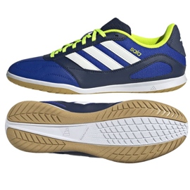 Adidas Super Sala III în JR5398 Pantofi de fotbal albastru Adidas Super Sala III în JR5398 Pantofi de fotbal albastru