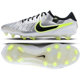 Puma Nike Tiempo Legend 10 Elite FG DV4328-001 Pantofi de fotbal argint Puma Nike Tiempo Legend 10 Elite FG DV4328-001 Pantofi de fotbal argint