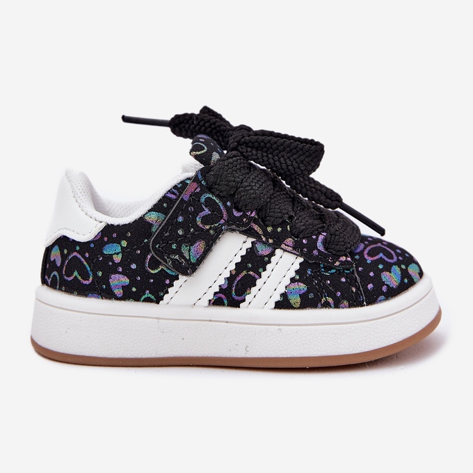 Sneakers Sneakers Pantofi sport cu inimi negre negru Sneakers Sneakers Pantofi sport cu inimi negre negru