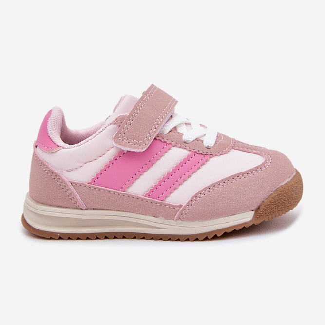 Pantofi sport pentru copii pentru copii cu velcro roz Pantofi sport pentru copii pentru copii cu velcro roz