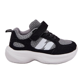Pantofi sport pentru copii cu gri-gri-gri negru Pantofi sport pentru copii cu gri-gri-gri negru