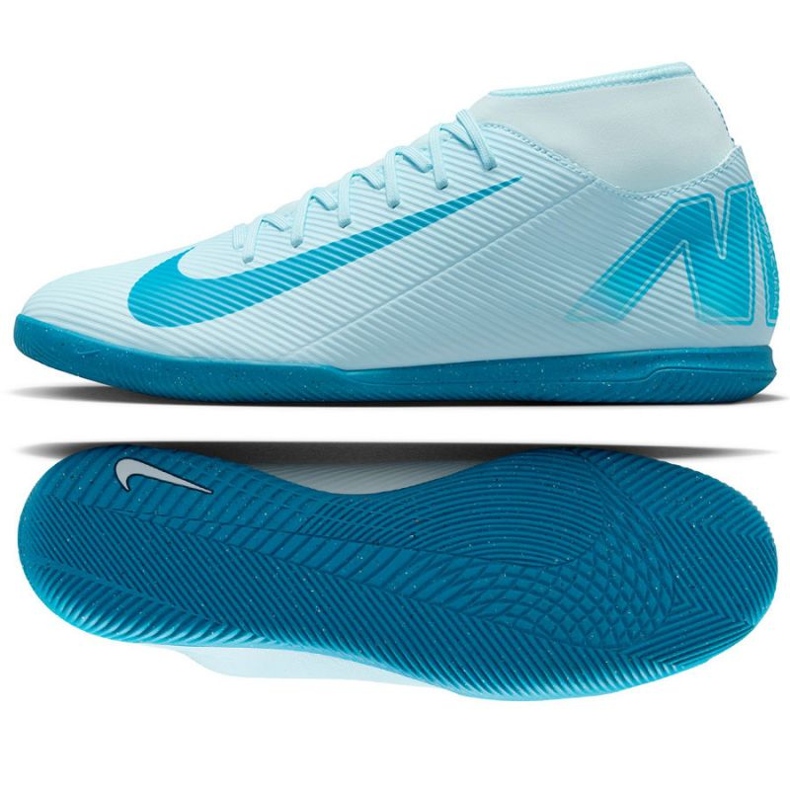 Nike Mercurial Superfly 10 Club IC FQ8315-400 Pantofi de fotbal albastru
