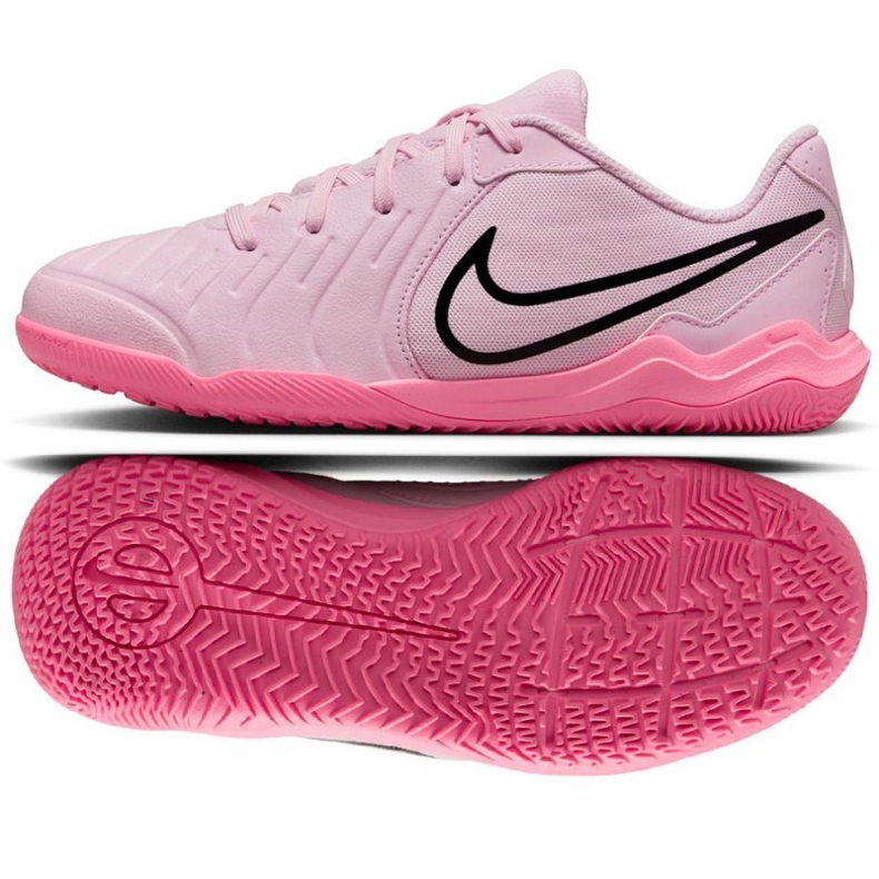 Nike Tiempo Legend 10 Academy IC DV4350-601 Pantofi de fotbal roz