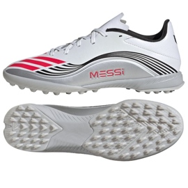 Adidas F50 Messi League TF JP7448 Pantofi de fotbal alb Adidas F50 Messi League TF JP7448 Pantofi de fotbal alb