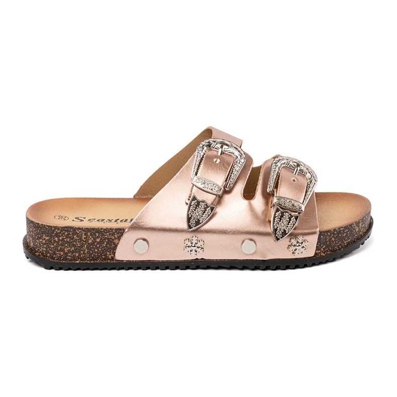 Seastar Flip -flops de culoare auriu roz pentru femei Seastar Flip -flops de culoare auriu roz pentru femei