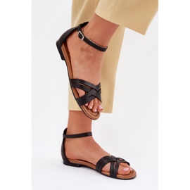 Sandale din piele Maciejka 07029-01 negru Sandale din piele Maciejka 07029-01 negru