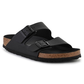 Papuci Birkenstock Arizona Triples 1019098 negru Papuci Birkenstock Arizona Triples 1019098 negru
