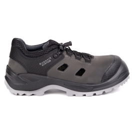 Fagum-Stomil Sandale din piele pentru bărbați Techwork 1164p S1 Sr Grey gri Fagum-Stomil Sandale din piele pentru bărbați Techwork 1164p S1 Sr Grey gri
