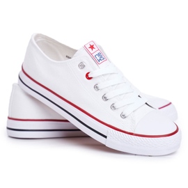 News Pantofi de damă din material textil, alb News Pantofi de damă din material textil, alb