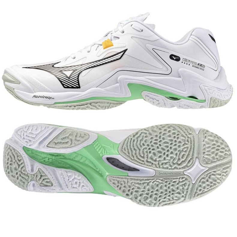 Mizuno Wave Lightning Z8 V1GA240016 Pantofi de volei alb