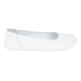 Olivier Barefoot pentru femei Ballerinas Minimalist Slip -On Openwork 1771Pol White alb Olivier Barefoot pentru femei Ballerinas Minimalist Slip -On Openwork 1771Pol White alb