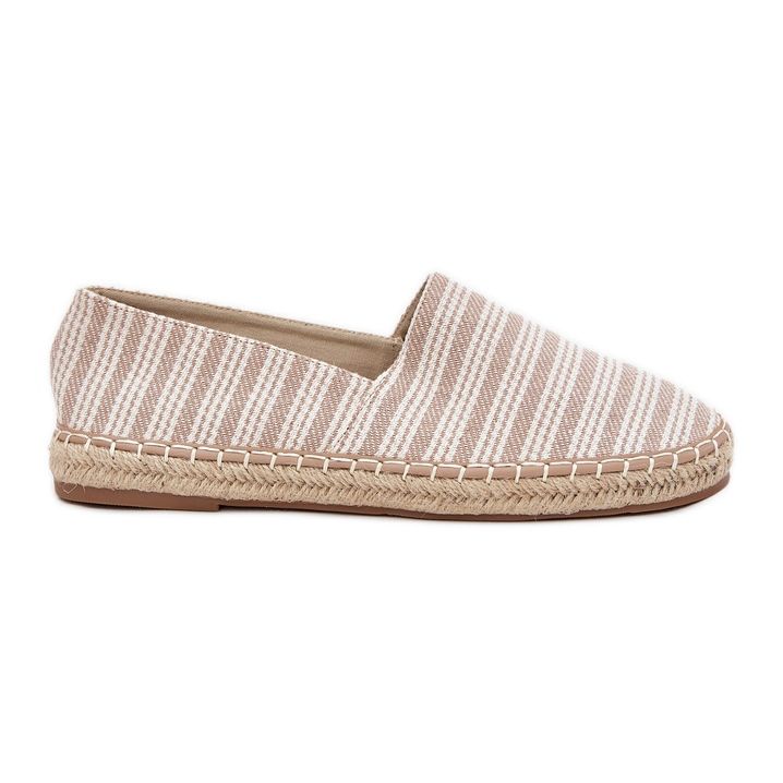 Espadrilles pentru bărbați cu împletitură bej