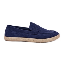 Plăcile pentru bărbați cu Braid Navy Blue albastru Plăcile pentru bărbați cu Braid Navy Blue albastru