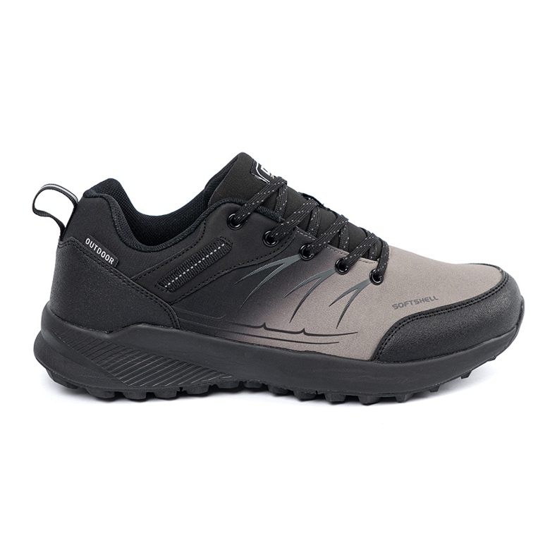 Pantofi de trekking gri-negri dk negru