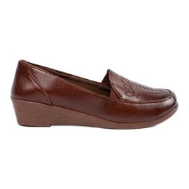 Pantofi de inserție clasici maro Pantofi de inserție clasici maro