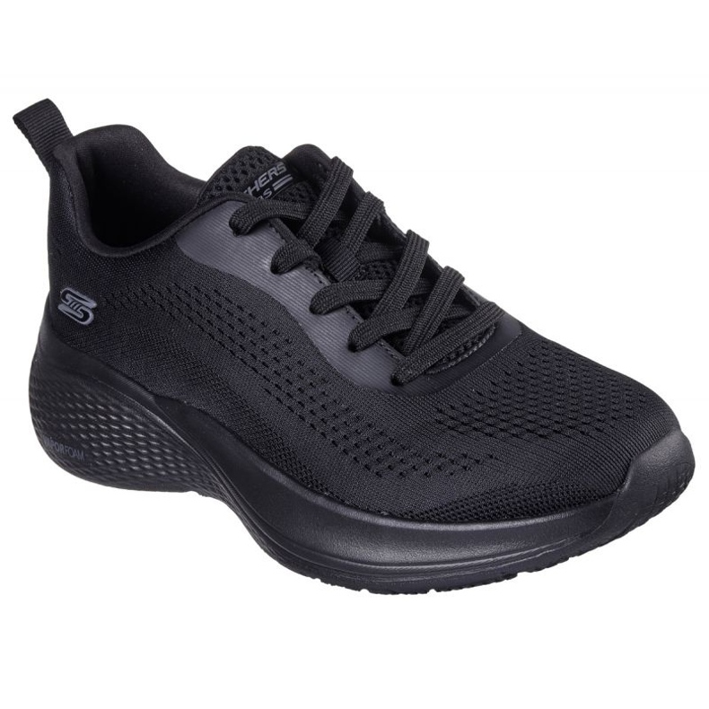 Skechers Bobs Sport Infinity Pantofi în 117550-BBK negru Skechers Bobs Sport Infinity Pantofi în 117550-BBK negru