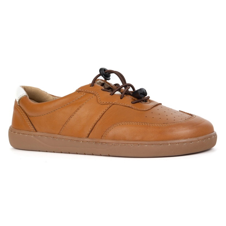 Olivier Pantofi pentru femei desculți din piele minimalistă din piele largă de maro Olivier Pantofi pentru femei desculți din piele minimalistă din piele largă de maro