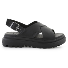 Palladium Pallacruise a încrucișat sandale în 94461-008 negru