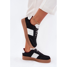 Adidaje din piele de căprioară pentru femei Big Star de Daniel Lopez SS2D4021 Negru Adidaje din piele de căprioară pentru femei Big Star de Daniel Lopez SS2D4021 Negru
