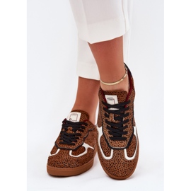 Big Star Sneakers pentru femei Star de Daniel Lopez SS2D4016 Camel maro