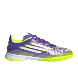 Adidas F50 League în JR JH7750 Pantofi de fotbal violet Adidas F50 League în JR JH7750 Pantofi de fotbal violet
