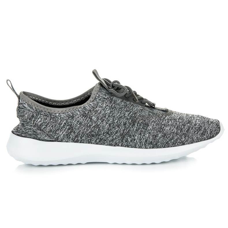 Pantofi sport din material textil gri