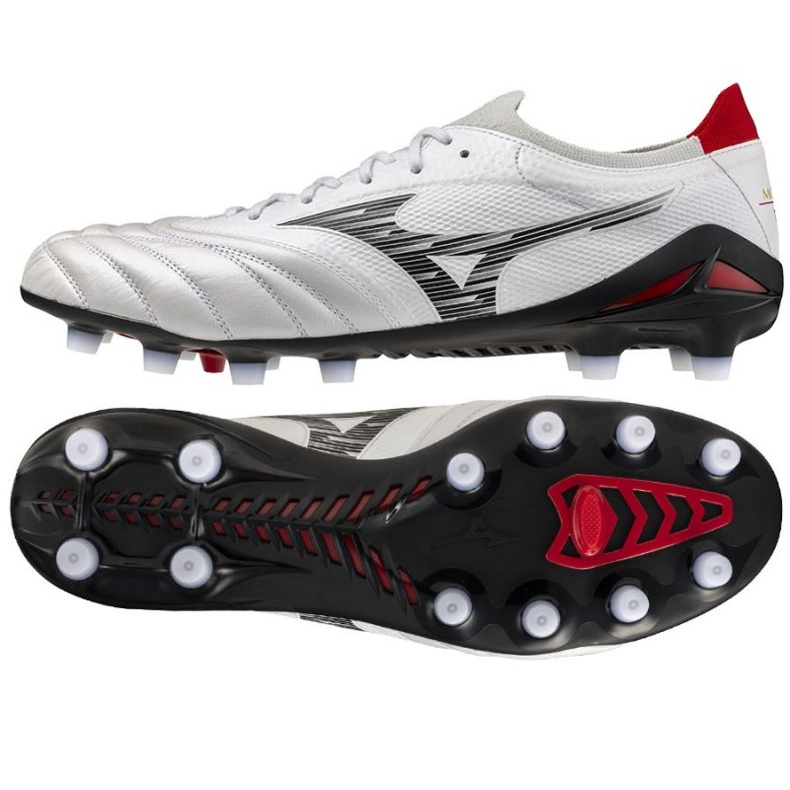 Mizuno Morelia Neo IV Beta Elite FG M P1GA254209 Pantofi de fotbal alb