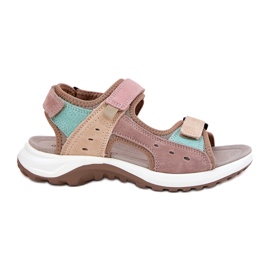Sandale din piele pentru femei McKeylor 95347 bej Sandale din piele pentru femei McKeylor 95347 bej