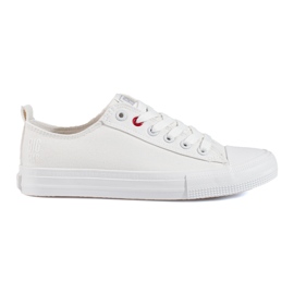 Big Star Star Big JJ274001 Adidaje scăzute pentru femei alb Big Star Star Big JJ274001 Adidaje scăzute pentru femei alb