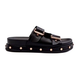 Flip -flops pentru femei pe platformă Big Star NN274082 Negru Flip -flops pentru femei pe platformă Big Star NN274082 Negru