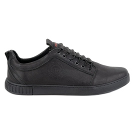 Polbut Pantofi casual barbati din piele 2121/2 negru Polbut Pantofi casual barbati din piele 2121/2 negru