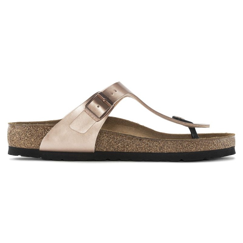 FLIP -FLIP -FLOPS BIRKENSTOCK GIZEH BS 1023925 Golden Pink Metalic de aur